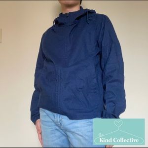 Uniqlo Navy Windbreaker